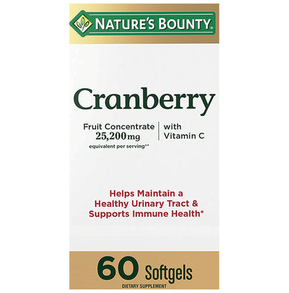 Nature's Bounty Cranberry with Vitamin C Softgel - Classic Derma