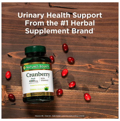 Nature's Bounty Cranberry with Vitamin C Softgel