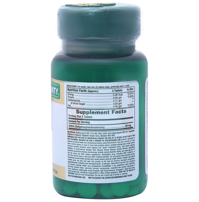 Nature's Bounty DHEA 25mg Tablet