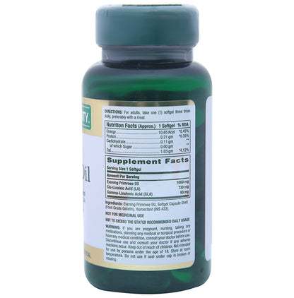 Nature's Bounty Evening Primrose Oil 1000mg Softgel