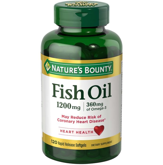 Nature's Bounty Fish Oil 1200mg Rapid Release Softgels - Classic Derma