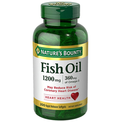 Nature's Bounty Fish Oil 1200mg Rapid Release Softgels - Classic Derma