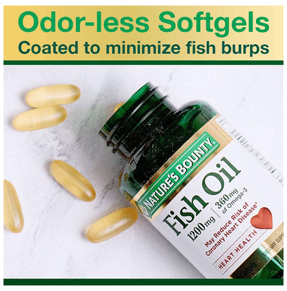 Nature's Bounty Fish Oil 1200mg Rapid Release Softgels