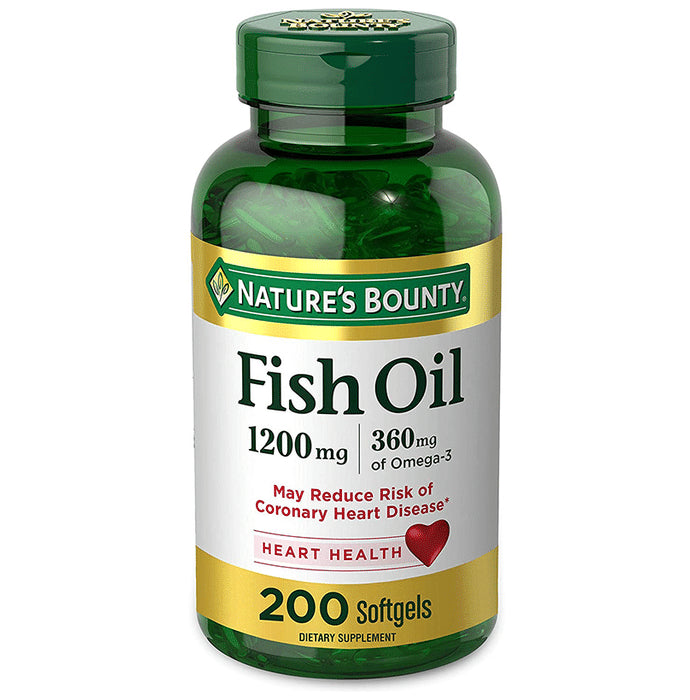 Nature's Bounty Fish Oil 1200mg Softgel - Classic Derma