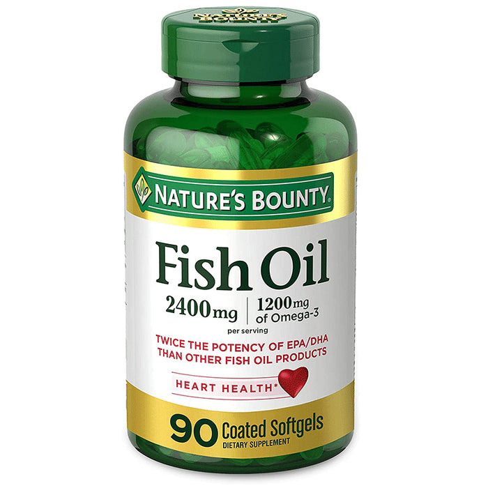 Nature's Bounty Fish Oil 2400 mg Softgel - Classic Derma