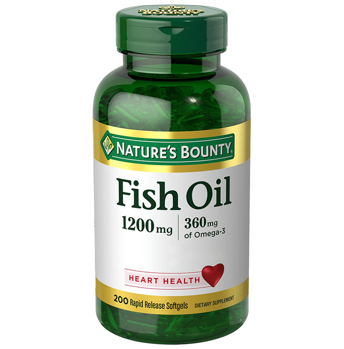 Nature's Bounty Fish Oil Rapid Release Softgels - Classic Derma