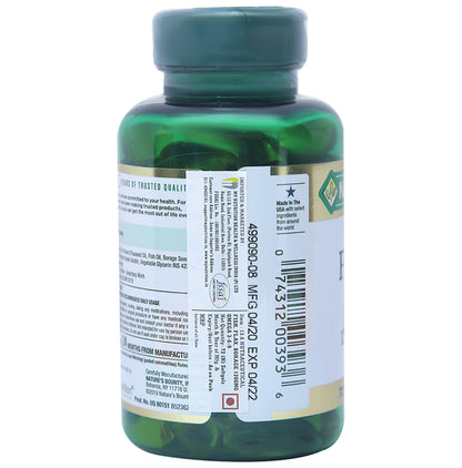 Nature's Bounty Fish, Flax, Borage Omega 3 6 9 1200mg Softgel