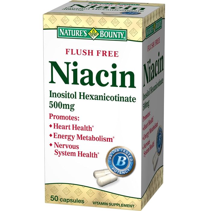 Nature's Bounty Flush Free Niacin Capsule - Classic Derma