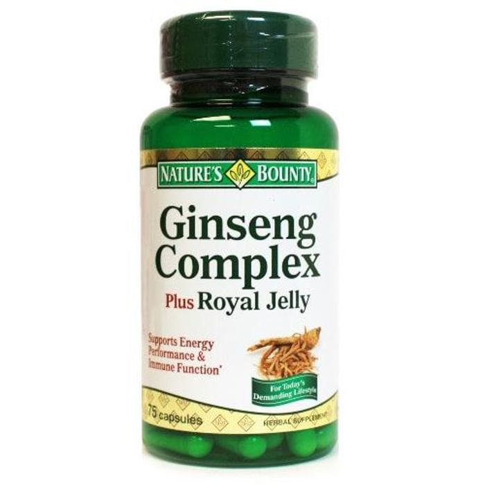 Nature's Bounty Ginseng Complex Plus Royal Jelly Capsule - Classic Derma