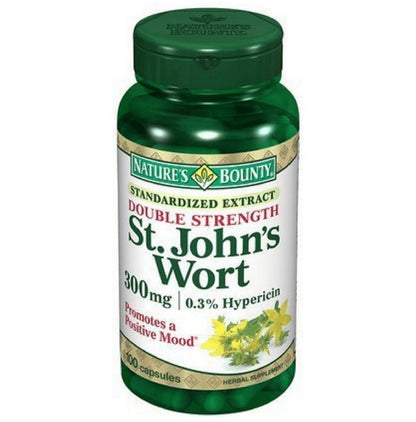 Nature's Bounty St John's Wort 300mg Capsule - Classic Derma