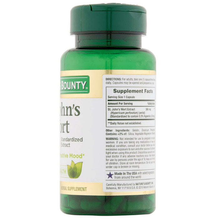 Nature's Bounty St John's Wort 300mg Capsule