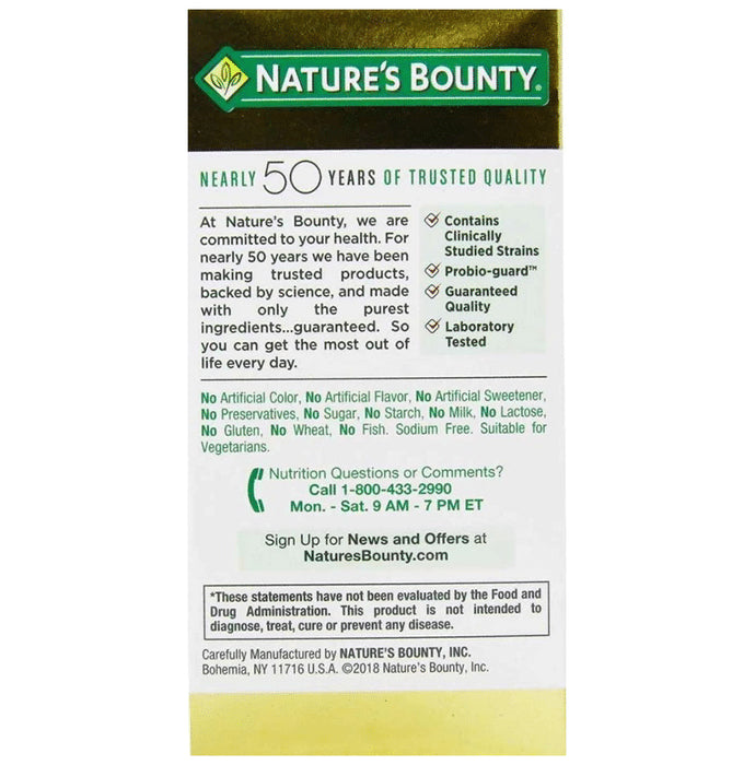 Nature's Bounty Ultra Strength Probiotic 10 Capsule