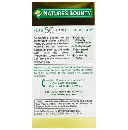 Nature's Bounty Ultra Strength Probiotic 10 Capsule