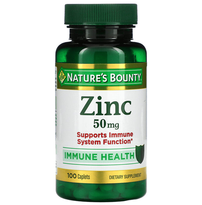 Nature's Bounty Zinc 50mg Caplet - Classic Derma