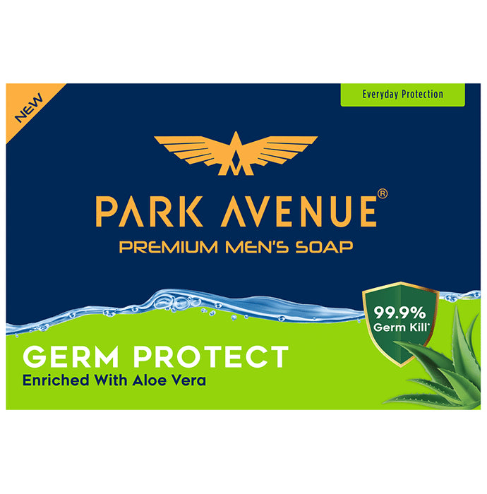 Park Avenue Premium Men's Soap (125gm Each) Germ Protect - Classic Derma