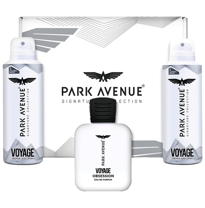 Park Avenue Signature (2) Voyage Deo & (1) Voyage Eau De Parfum Gift Set - Classic Derma