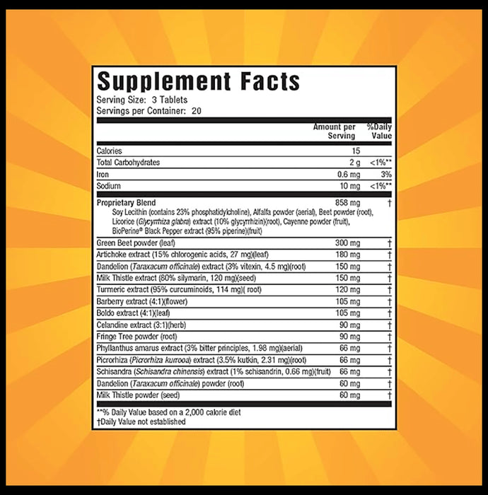 Nature's Secret Milk Thistle Liver Cleanse Support Detoxification Tablet