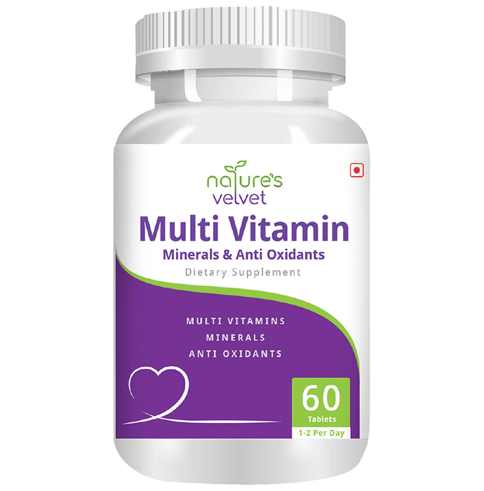 Nature's Velvet Multivitamin, Minerals and Antioxidants Tablet - Classic Derma