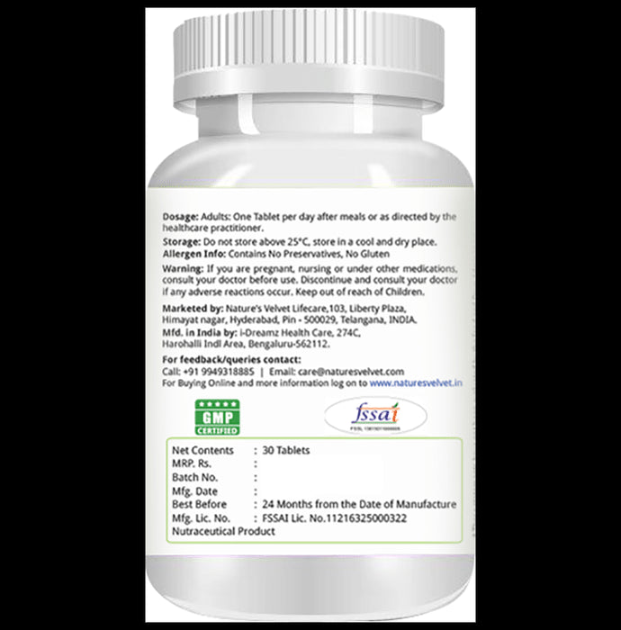 Nature's Velvet Multivitamin, Minerals and Antioxidants Tablet
