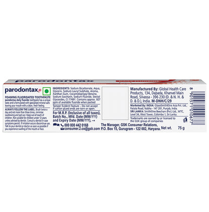 Parodontax Daily Fluoride Toothpaste | For Strong Teeth & Healthy Gums