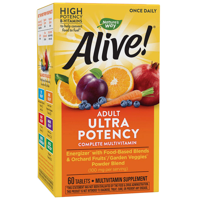 Nature's Way Alive Adult Ultra Potency Complete Multivitamin Tablet - Classic Derma