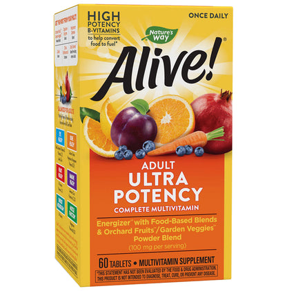 Nature's Way Alive Adult Ultra Potency Complete Multivitamin Tablet - Classic Derma