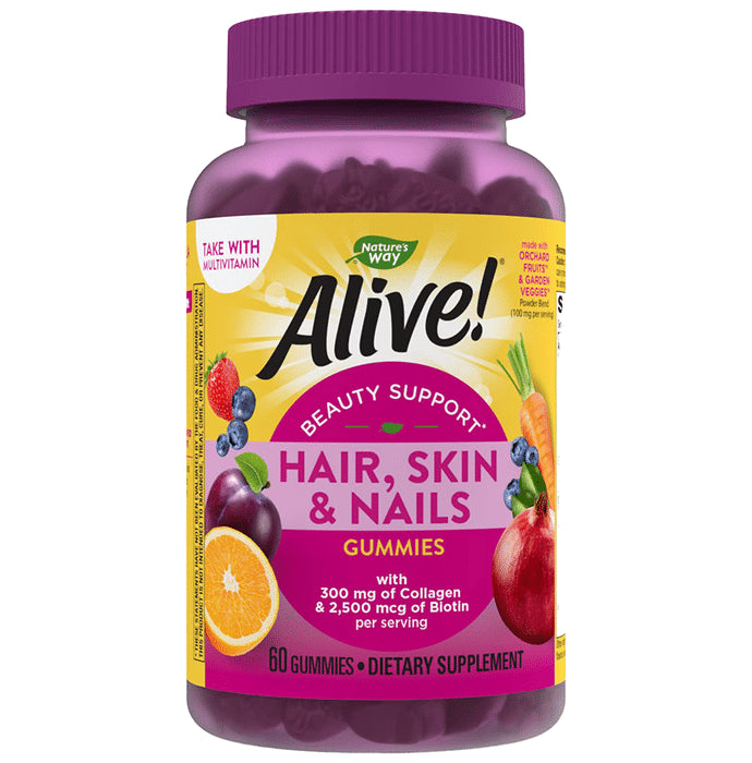 Nature's Way Alive Hair, Skin & Nails Gummies - Classic Derma