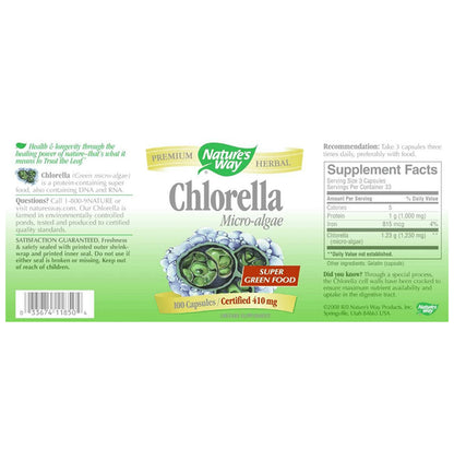 Nature's Way Chlorella Micro-Algae Capsule