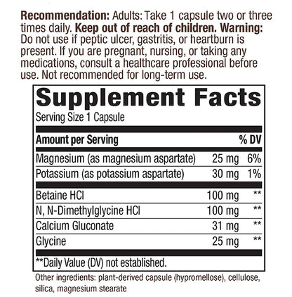 Nature's Way DMG-B15 Complex Vegan Capsule