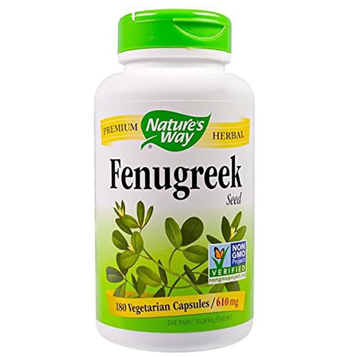 Nature's Way Fenugreek Seed 610mg Vegetarian Capsule - Classic Derma