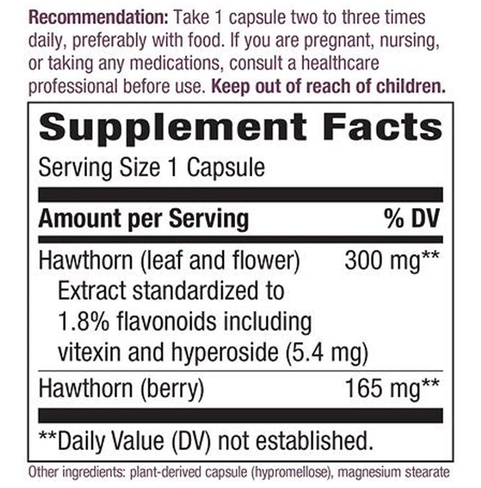 Nature's Way Hawthorn Vegan Capsule