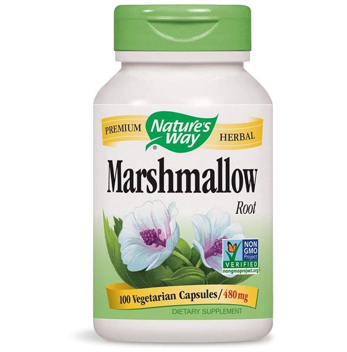 Nature's Way Marshmallow Root 480mg Vegetarian Capsule - Classic Derma