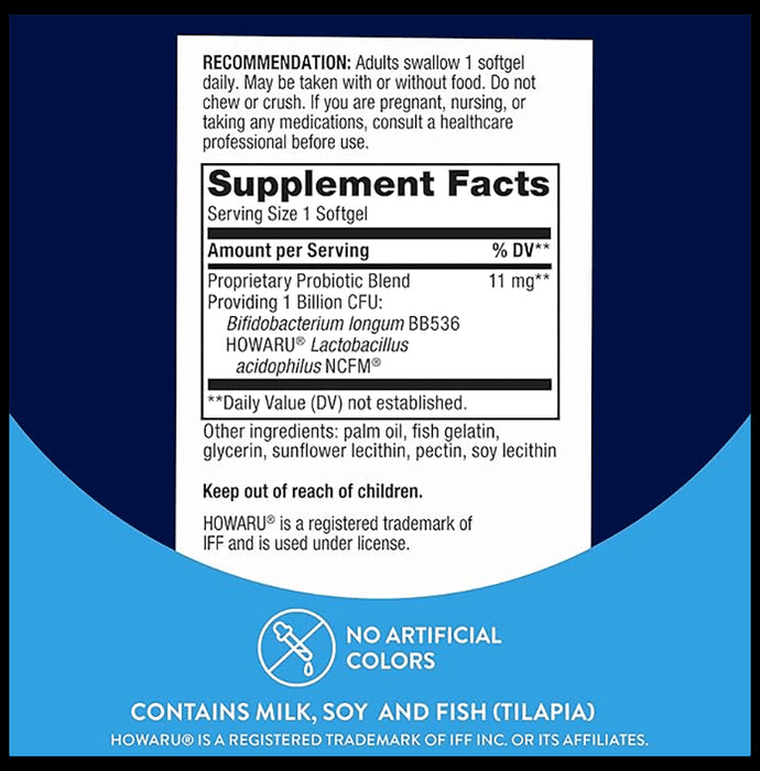 Nature's Way Probiotic Pearls Acidophilus Softgels