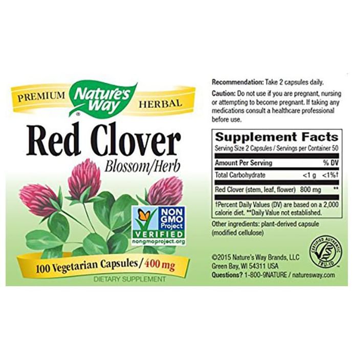 Nature's Way Red Clover Blossom Capsule