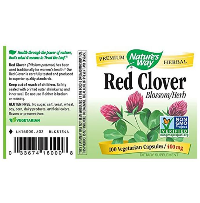 Nature's Way Red Clover Blossom Capsule