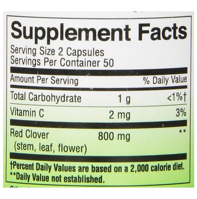 Nature's Way Red Clover Blossom Capsule