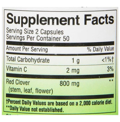 Nature's Way Red Clover Blossom Capsule