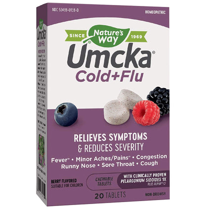Nature's Way Umcka Cold+Flu Tablet - Classic Derma