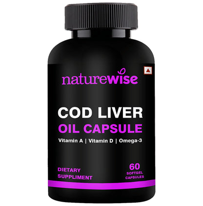 Naturewise COD Liver Oil Softgel Capsule (60 Each)