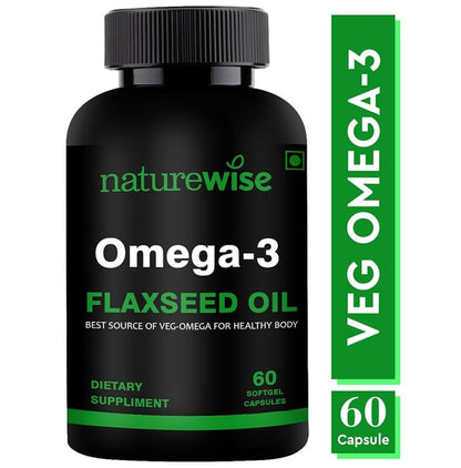 Naturewise Omega 3 Flex Seed Oil Softgel Capsule (60 Each)