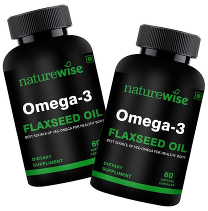 Naturewise Omega 3 Flex Seed Oil Softgel Capsule (60 Each)