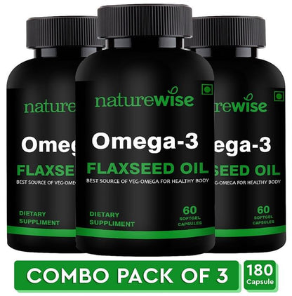 Naturewise Omega 3 Flex Seed Oil Softgel Capsule (60 Each)