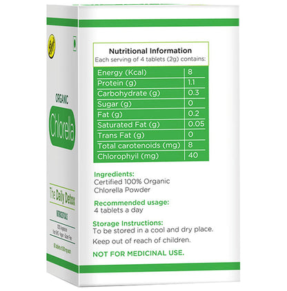 Parry's Organic Chlorella 500gm Tablet