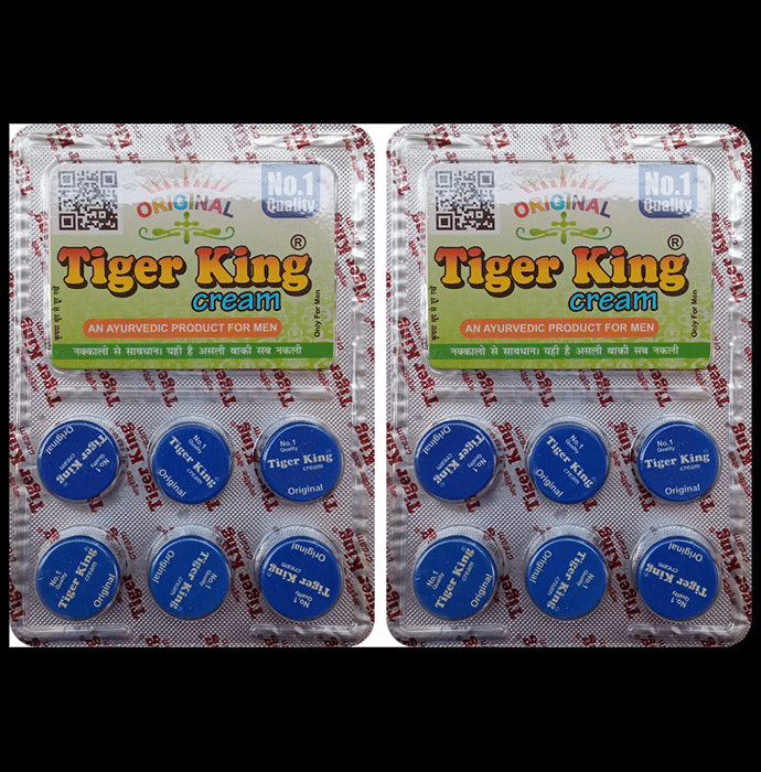 Amritveda Tiger King Cream (6x1.5gm Each) - Classic Derma