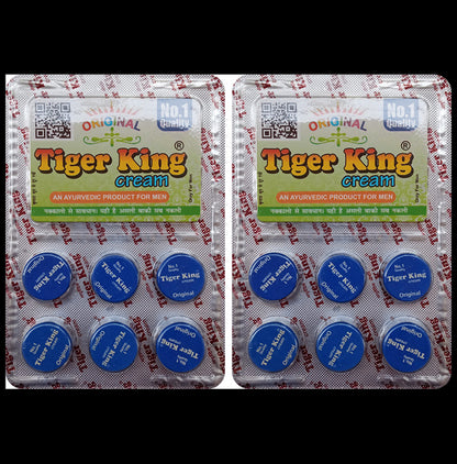 Amritveda Tiger King Cream (6x1.5gm Each) - Classic Derma
