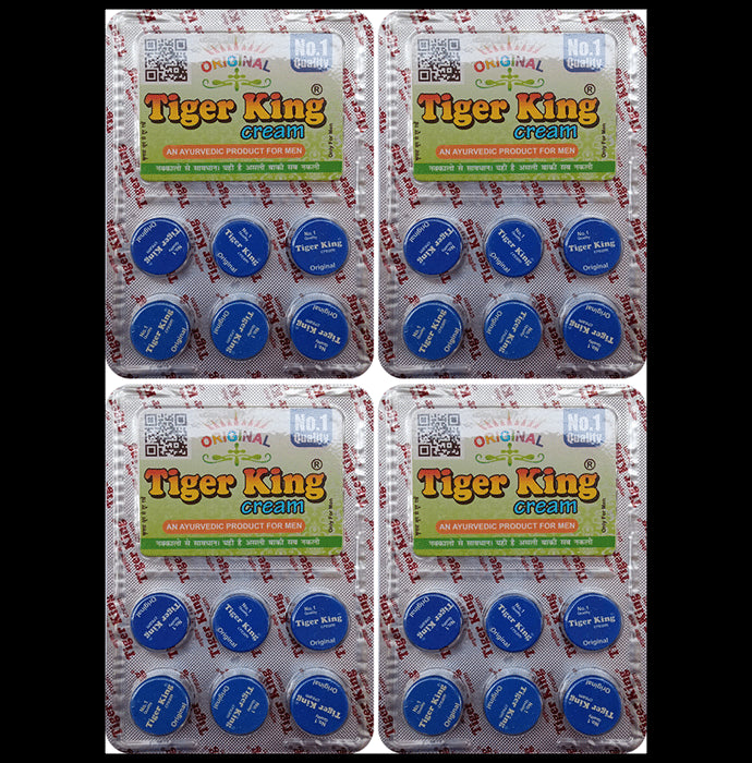 Amritveda Tiger King Cream (6x1.5gm Each) - Classic Derma