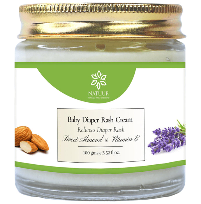 Natuur Baby Diaper Rash Cream weet Almond & Vitamin E - Classic Derma