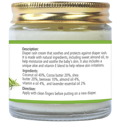 Natuur Baby Diaper Rash Cream weet Almond & Vitamin E