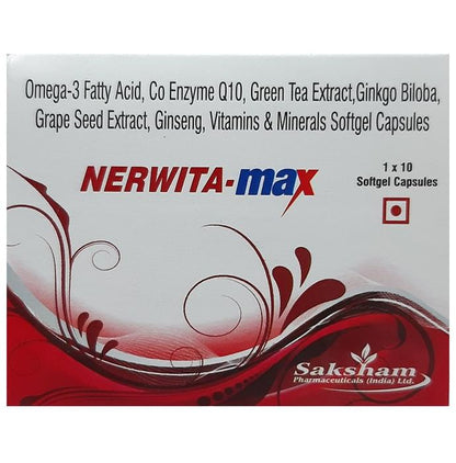 Nerwita Max Soft Gelatin Capsule - Classic Derma