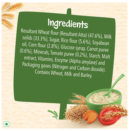 Nestle Cerelac Baby (10 months+) Cereal with Milk, Iron, Vitamins & Minerals | Wheat-Rice Mixed Veg